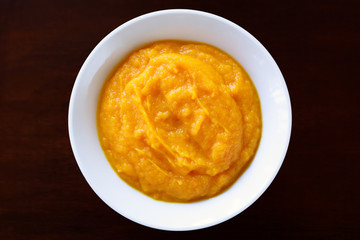 Pumpkin in bowl