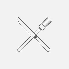 fork and knife icon