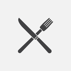 Fototapeta premium fork and knife icon