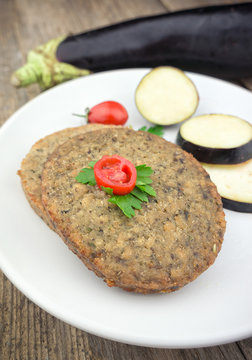 Organic Eggplant And Soy Burger