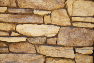 red rock southwest limestone rock wall
