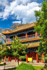 Pavilion in the Beihai park - Beijing, China.