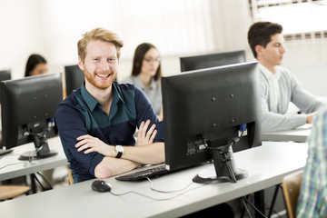 Young people in the classroom