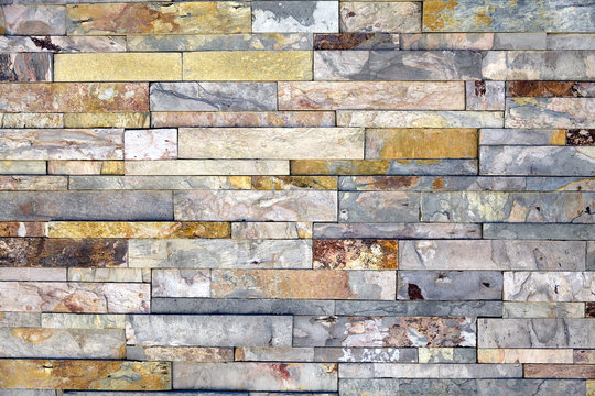 Stone Veneer Mineralized Quartz Rock Ledge Wall