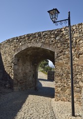 Way in medieval gate