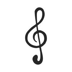 Fototapeta premium treble clef