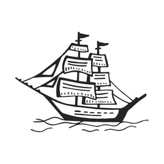 ship with sails