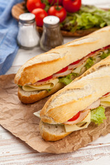 Panini grilled sandwich