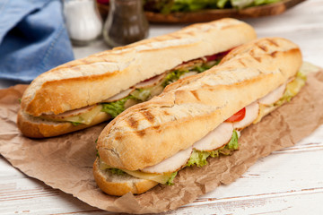 Panini grilled sandwich