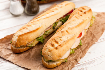 Panini grilled sandwich