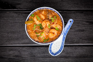 Asian shrimp soup