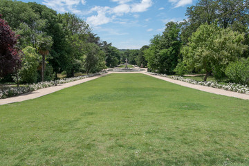 Gardens around the Royal Palace of Madrid, Spain