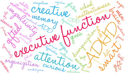 Executive Function Word Cloud