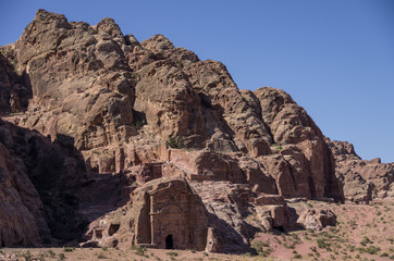 Fototapeta premium Ancient tomb of Sextius Florentinus in Petra, Jordan