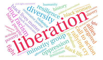 Liberation Word Cloud