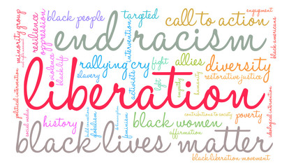 Liberation Word Cloud
