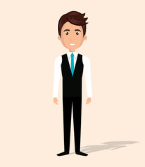 happy young people design, vector illustration eps10 graphic 