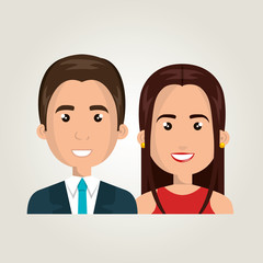 Fototapeta premium happy young people design, vector illustration eps10 graphic 