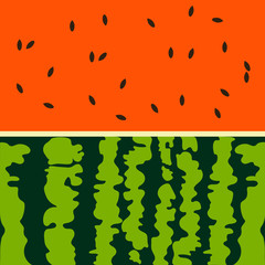 Vector background of watermelon.