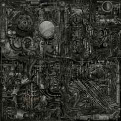 cyborg grunge parts © deviney designs