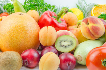 Fruits and vegetables