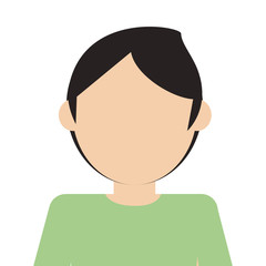 man with black hair
