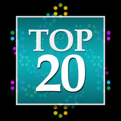 Top Twenty Dark Colorful Neon 