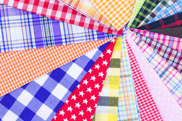 Fototapeta premium Plaid fabric
