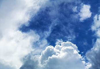 Bright cloudscape background