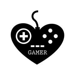 Control video game isolated icon design