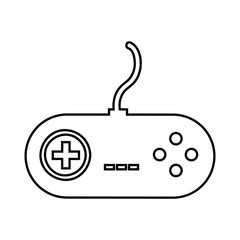 Control video game isolated icon design