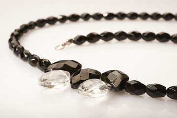 decoration on black neck