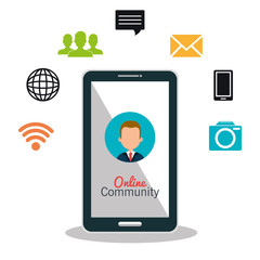 internet communication design, vector illustration eps10 graphic 