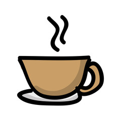 coffee cup isolated icon design