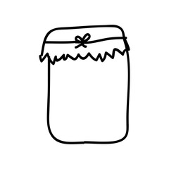 bottle jam  isolated icon design