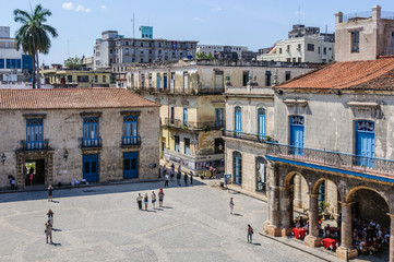 Cathedral Square in Habana Vieja, Cuba