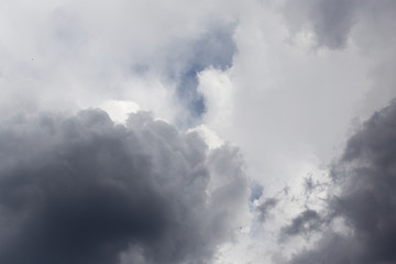 clouds in the sky as the background