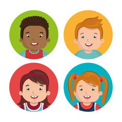 happy kids design, vector illustration eps10 graphic 