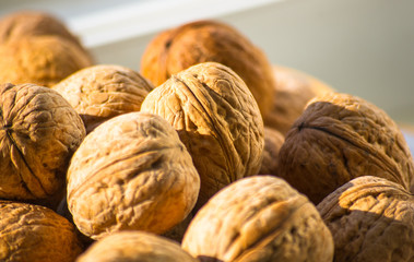Circassian walnuts in plate