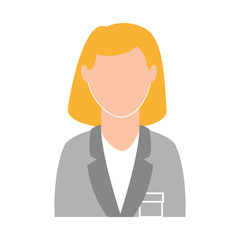 businesswoman avatar isolated icon design