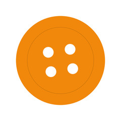 button icon. Tailor and Sewing. Vector graphic