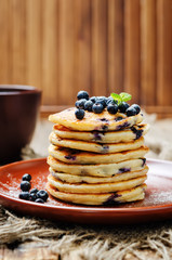 Blueberry Ricotta Pancakes