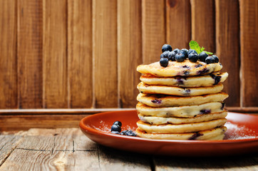 Blueberry Ricotta Pancakes
