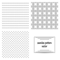 Monochrome elegant seamless pattern