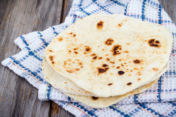 Homemade Naan Flatbread