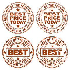 Obraz premium Printing Impression. Different versions of the mark.