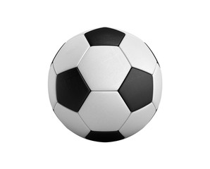 Fototapeta premium soccer ball 3d render isolated on white
