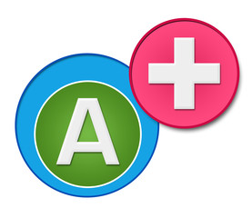 A Plus Colorful Circles 