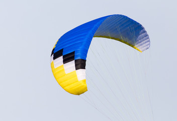 parachute on a sky background