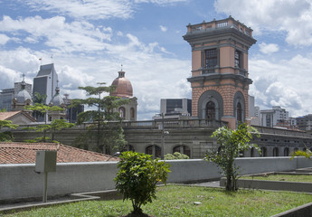 Fototapeta premium building that was first Franciscan convent and then the seat of a Jesuit school, located in the city center.
